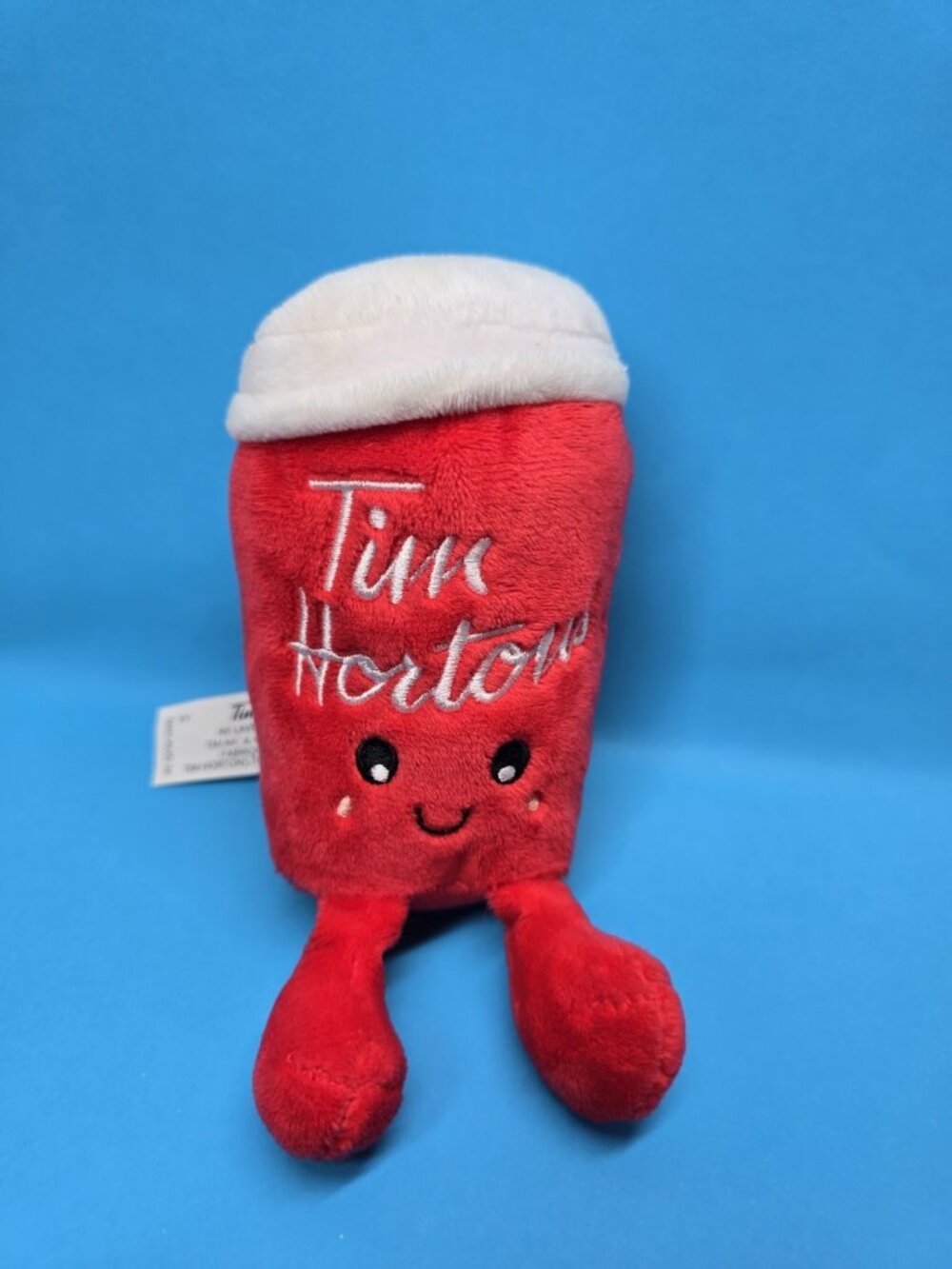 Limited edition Canada ONLY Tim Hortons Plushie Tims Red Hot Cup 6.5 Inch